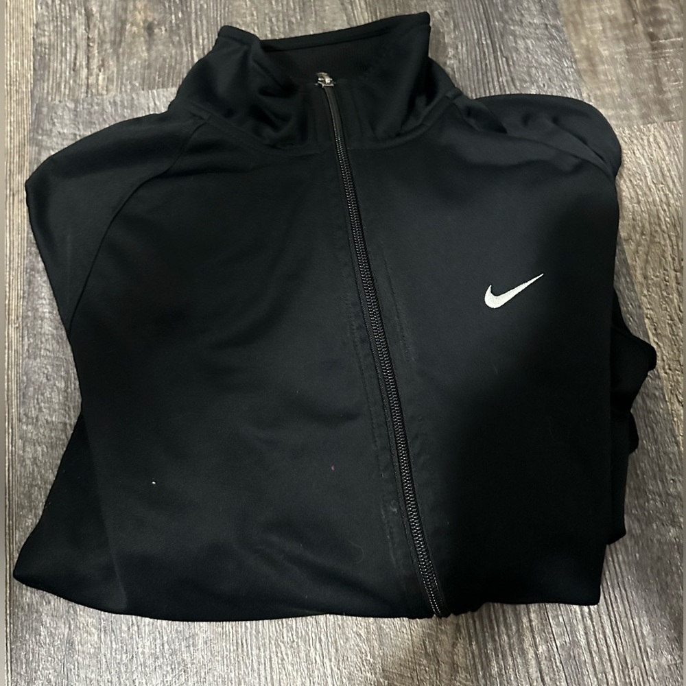 Black nike zip-up